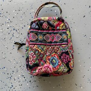 Vintage Vera Bradley "Symphony in Hue" Quilted Lunch Tote Bag